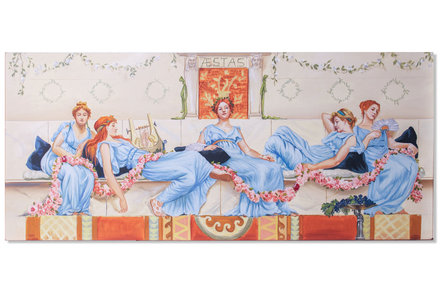 Afternoon on the Porch Fresco Painting