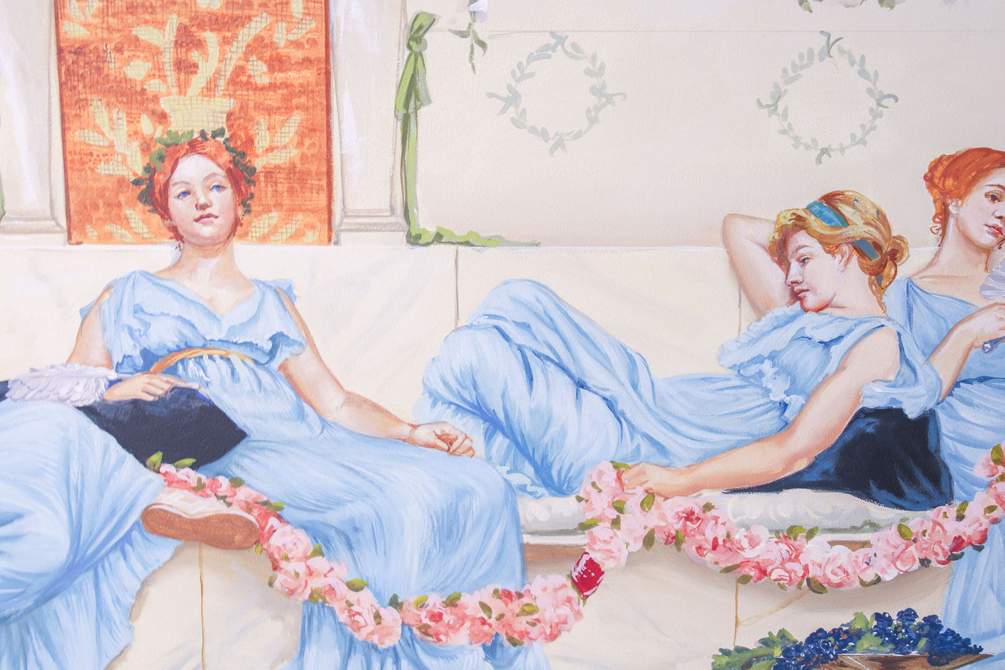 Afternoon on the Porch Fresco Painting