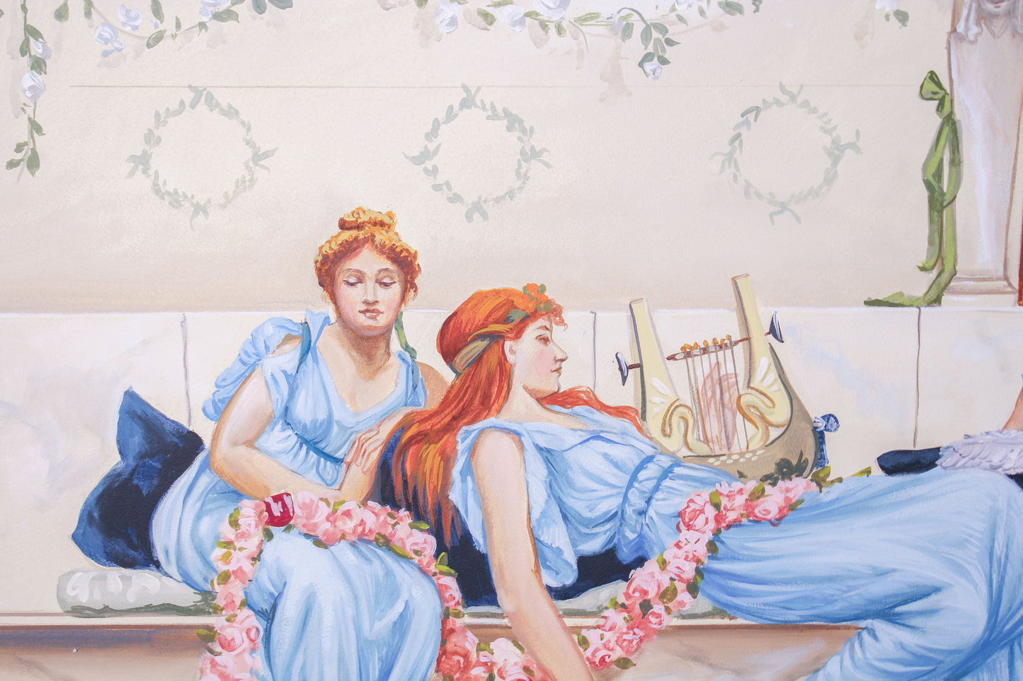 Afternoon on the Porch Fresco Painting