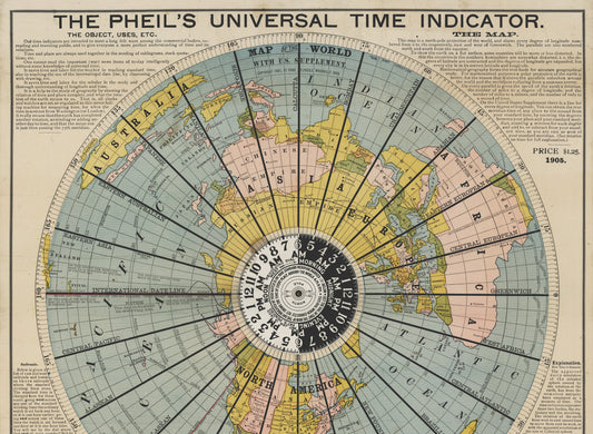 1906 The Pheil's Universal Time Indicator