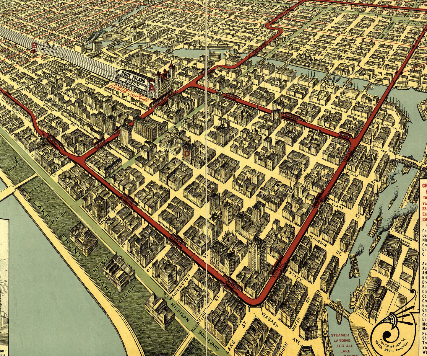 1897 All Elevated Trains in Chicago...
