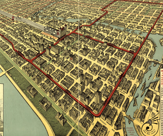 1897 All Elevated Trains in Chicago...