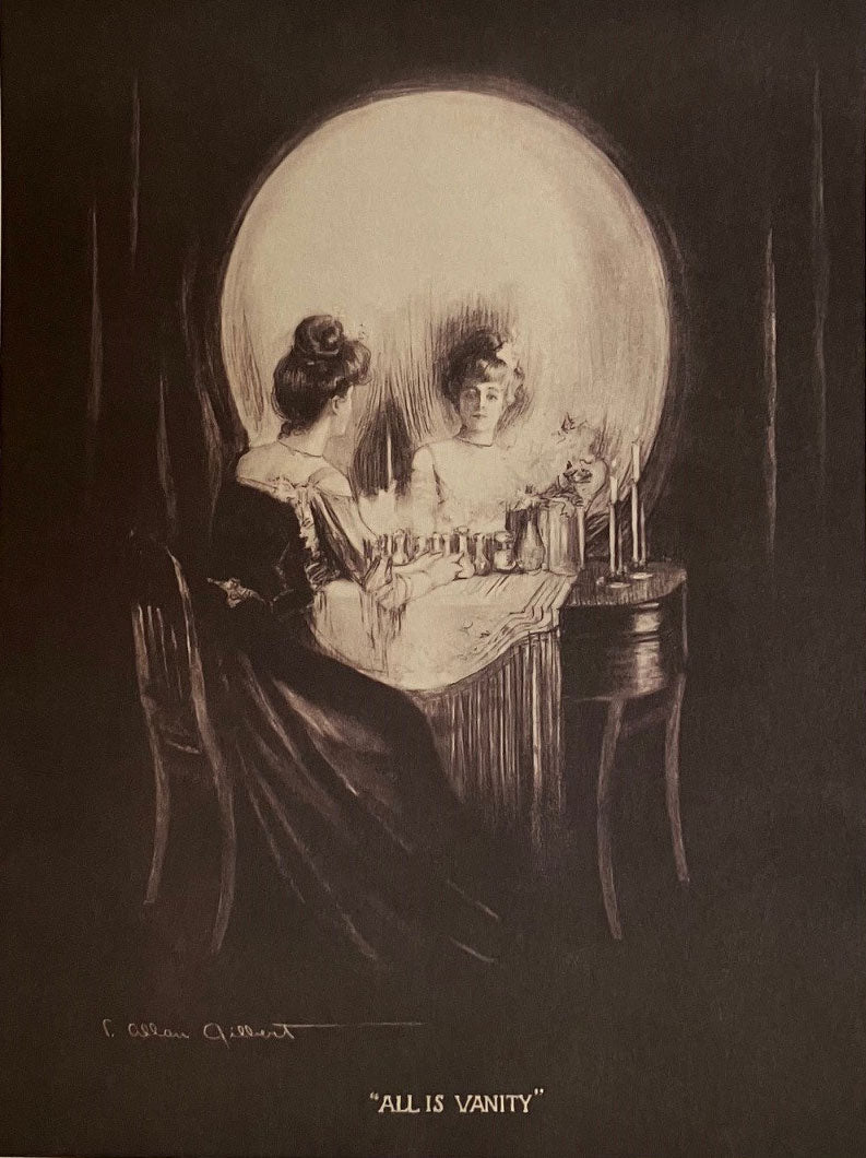 All is Vanity Art Prints by C Allan Gilbert