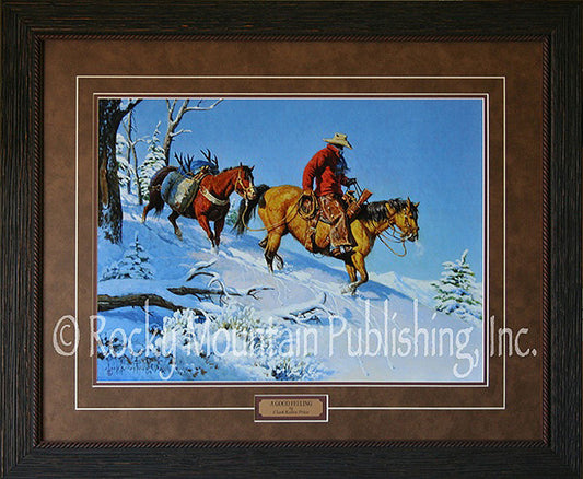 A Good Feeling Western Art Clark Kelley Price