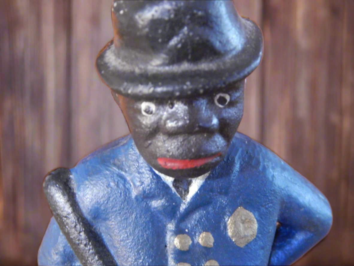 Cast Iron Bank - Americana Police