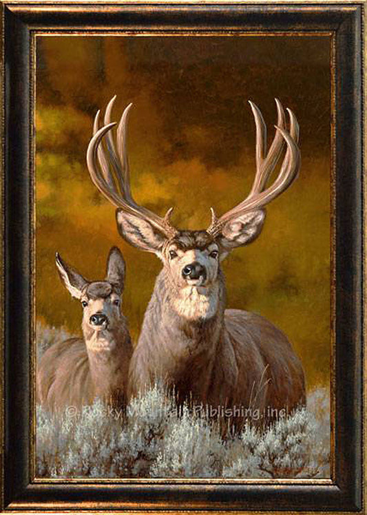 All Ears Framed Giclee Canvas Dallen Lambson