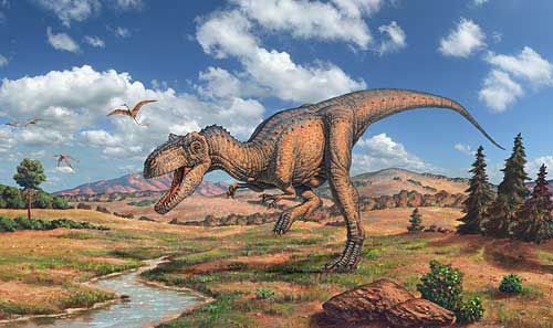 Allosaurus Dinosaur track cast replica #1