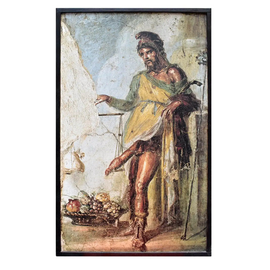 Affresco Priapo dalla Casa dei Vettii di Pompei