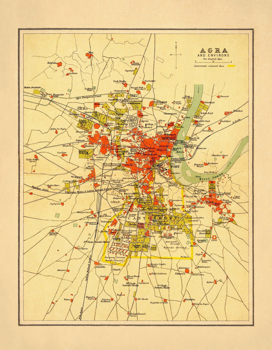 Agra Map